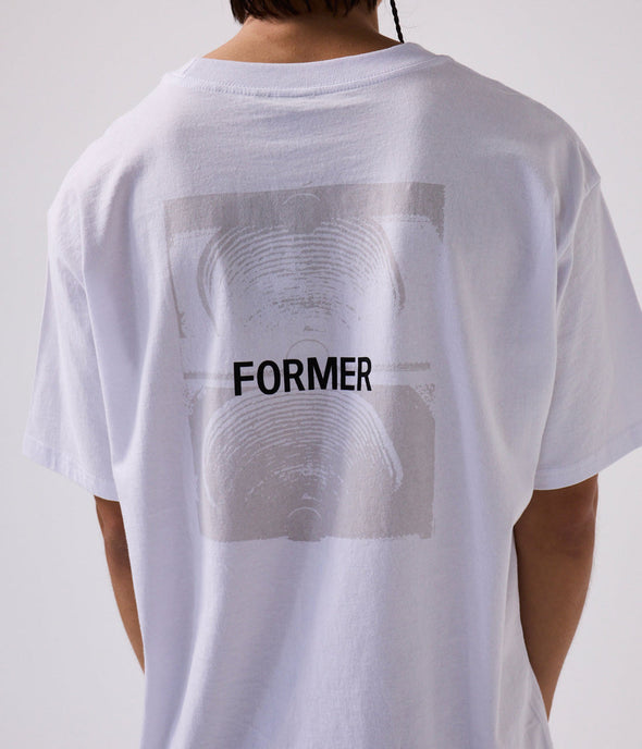 FORMER TWO-TONE CRUX T-SHIRT - WHITE