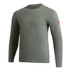FLORENCE AIRTEX LONG SLEEVE SHIRT - HEATHER DARK SAGE