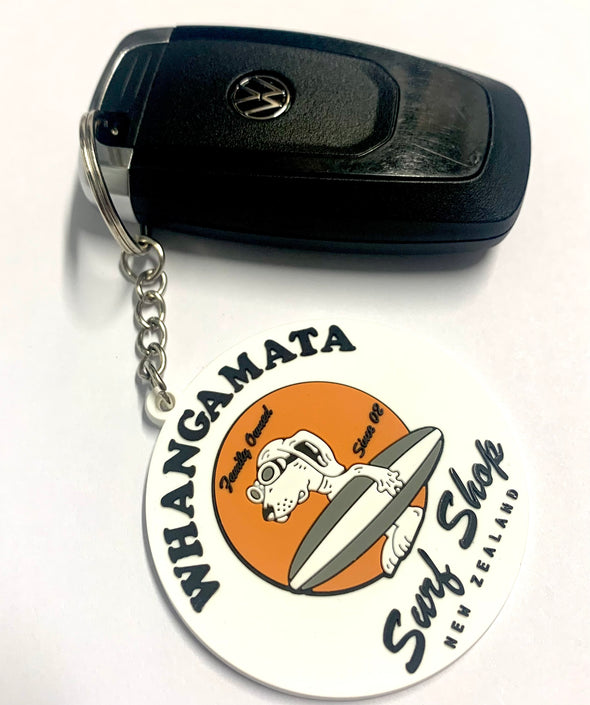 WHANGAMATA SURF SHOP SURF DOG KEY CHAIN