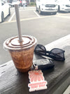 WHANGAMATA SURF SHOP FLOWER KEY CHAIN