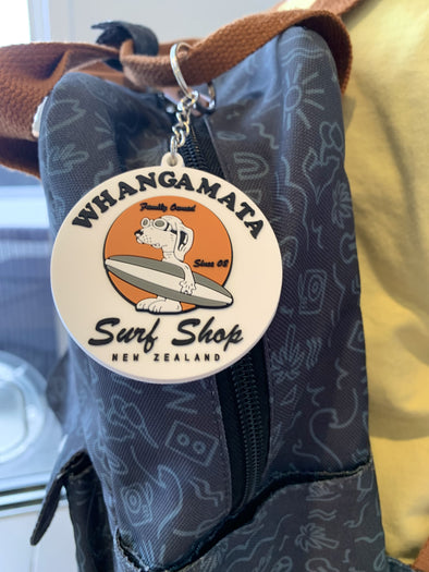 WHANGAMATA SURF SHOP SURF DOG KEY CHAIN