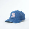 WHANGAMATA SURF SHOP FLOWER LOGO CAP - FADED BLUE