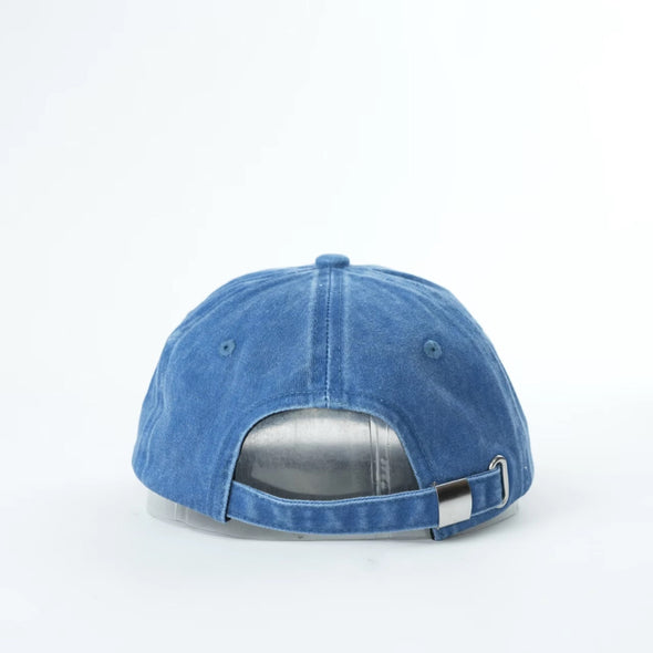 WHANGAMATA SURF SHOP FLOWER LOGO CAP - FADED BLUE