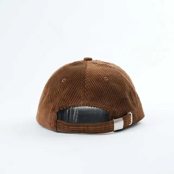 WHANGAMATA SURF SHOP BOX LOGO CORD CAP - BROWN