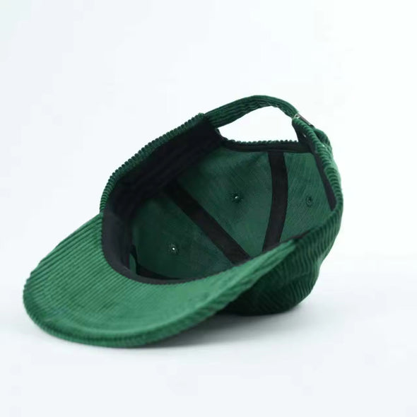 WHANGAMATA SURF SHOP SURF DOG CORD CAP - GREEN