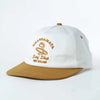 WHANGAMATA SURF SHOP SURF DOG CAP - WHITE/BROWN