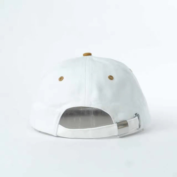 WHANGAMATA SURF SHOP SURF DOG CAP - WHITE/BROWN