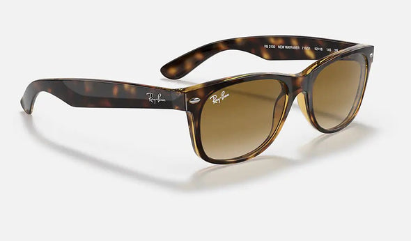 RAYBAN NEW WAYFARER LIGHT HAVANA W/ CLEAR GRADIENT BROWN