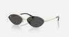 RAY BAN KAI PALE GOLD W/ DARK GREY