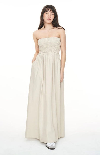 HUFFER LIN-IN STRAPLESS DRESS - TOI TOI