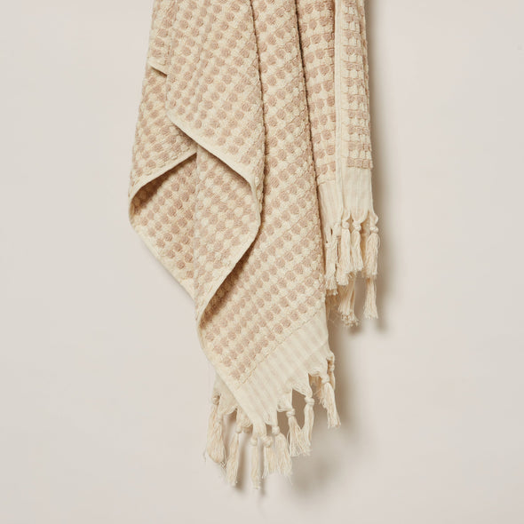 MAYDE CRESCENT TOWEL - SAND