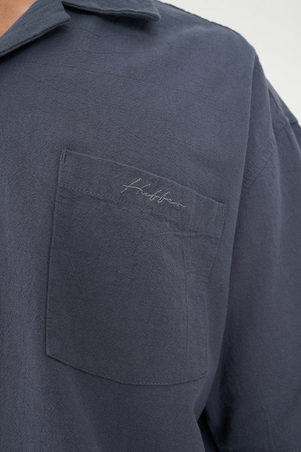 HUFFER CABANA BOX SHIRT - SLATE