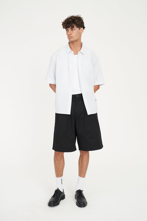 HUFFER SS OXFORD SHIRT - Y2K BLUE