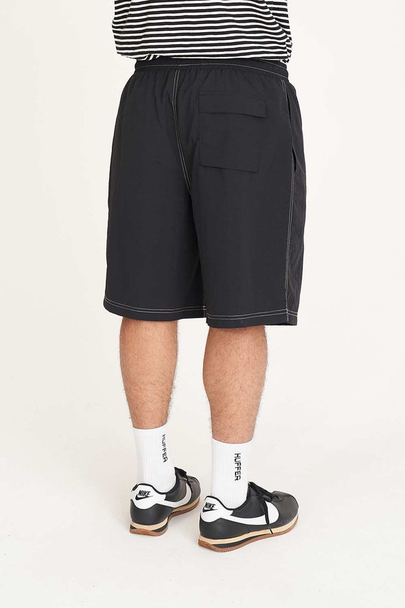 HUFFER TIDE STITCHED SHORT - BLACK