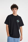 HUFFER BLOCK TEE 220/STRATOS - WASHED BLACK