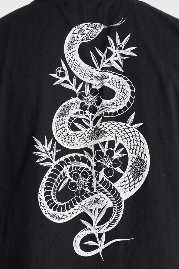 HUFFER BLOCK TEE 220/INKED - BLACK