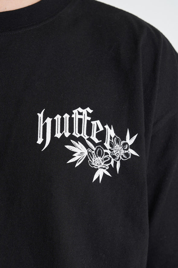 HUFFER BLOCK TEE 220/INKED - BLACK