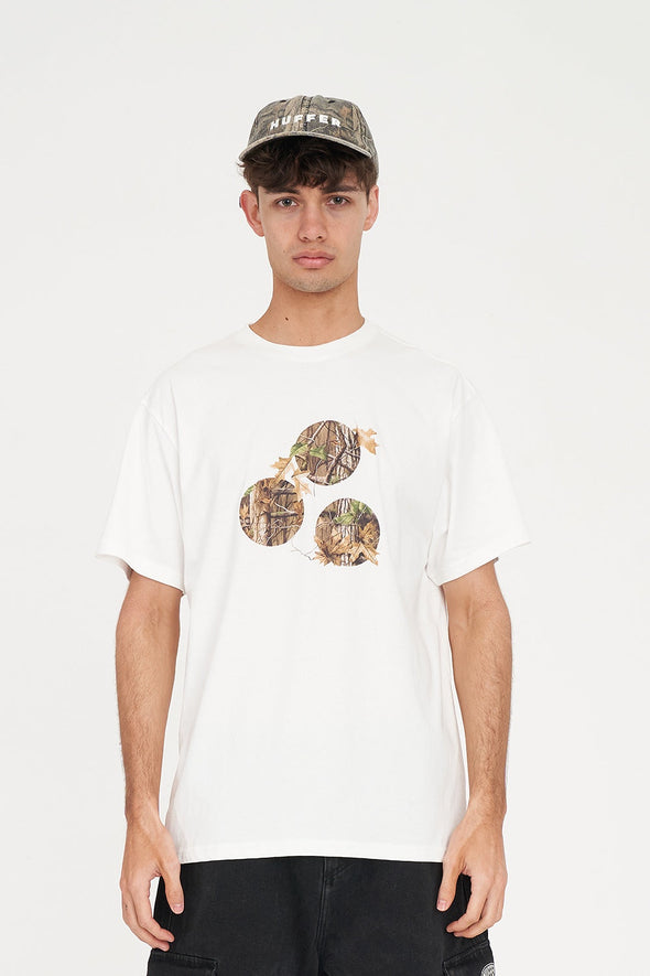 HUFFER MENS SUP TEE 190/WOODHILL - CHALK
