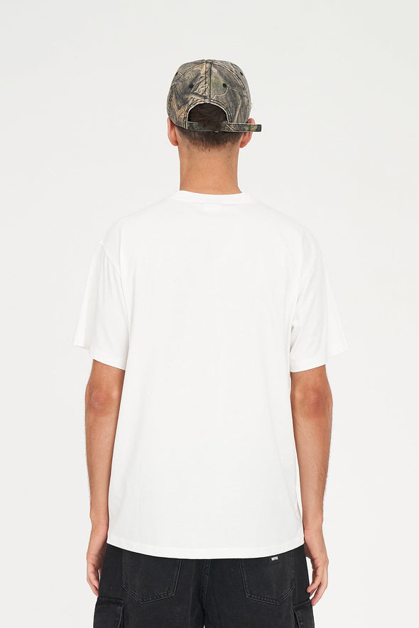 HUFFER MENS SUP TEE 190/WOODHILL - CHALK