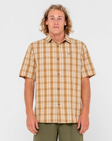 Og Fit Check Shirt With Drop Hem. Material: Woven Cotton Check - 100% Cotton

Regular Fit (OG)
Chest Pocket
Button Closure