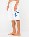 RUSTY FIXED COMPETITION REVOLUTION BOARDSHORT - WHT