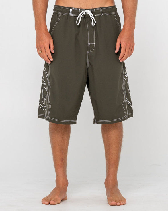 RUSTY TOMBSTONES HYBRID WAIST BOARDSHORT - AMG