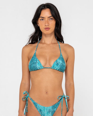 RUSTY VIPER MULTIWAY BIKINI TOP W/ MIDI BIKINI BOTTOM - TUR