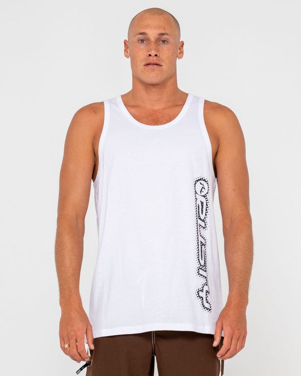 RUSTY NETWORK ERROR TANK - WHT