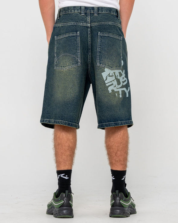RUSTY STONE COLD BAGGY JORT - DND