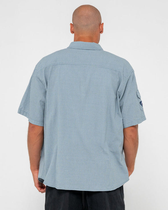 RUSTY STASHA POCKET SHORT SLEEVE SHIRT - CBE
