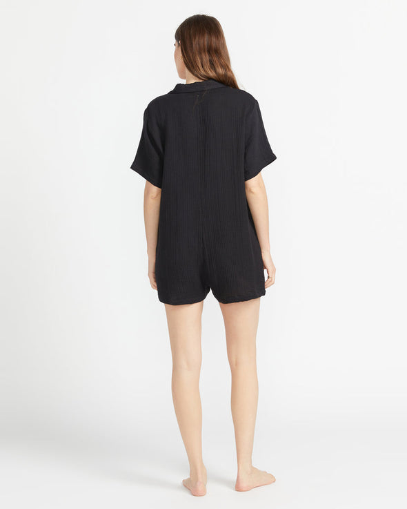 VOLCOM EASY BREEZY ROMPER - BLK