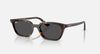 RAY BAN ZAYA HAVANA W/ DARK GREY