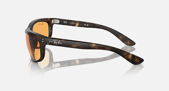 RAYBAN BALORAMA MATTE HAVANA W/ ORANGE