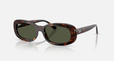 RAYBAN 0RB2221 HAVANA W/ GREEN -