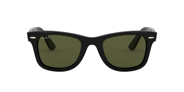 RAYBAN WAYFARER BLACK W/ G-15 GREEN - 50