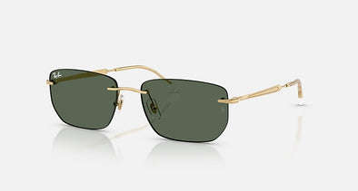 RAYBAN 0RB3768 ARISTA W/ DARK GREEN