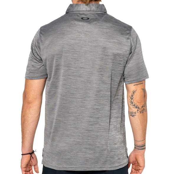 OAKLEY MENS NEW GALAXY POLO - NEW GRANITE HEATHER