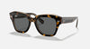 RAYBAN STREET STATE HAVANA ON TRANSPARENT BROWN W/ DARK GREY