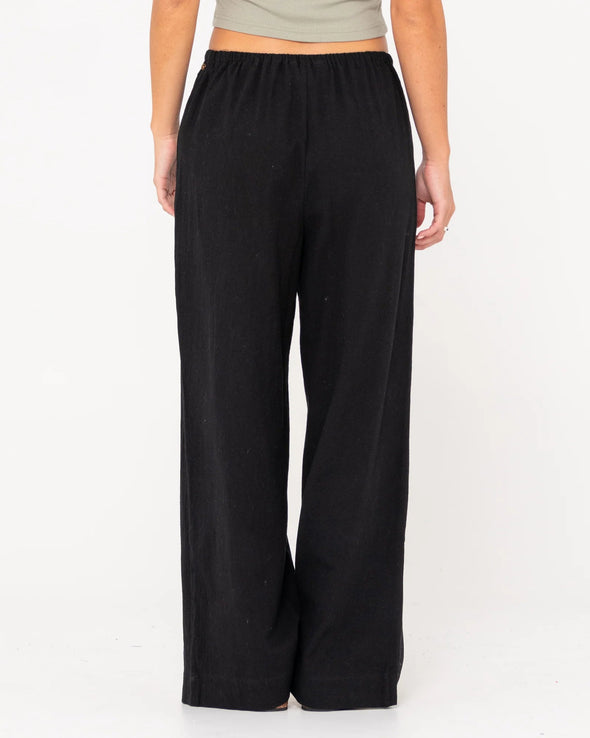 RUSTY ZANZIBAR MID RISE PANT - BLACK