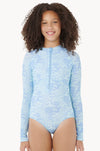 RIP CURL AOTS OCEANIC LS SURFSUIT-GIRL - TEAL