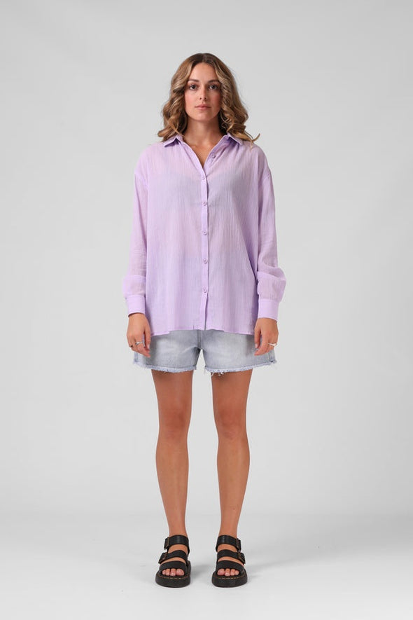 RPM HAVANA SHIRT - PASTEL LILAC