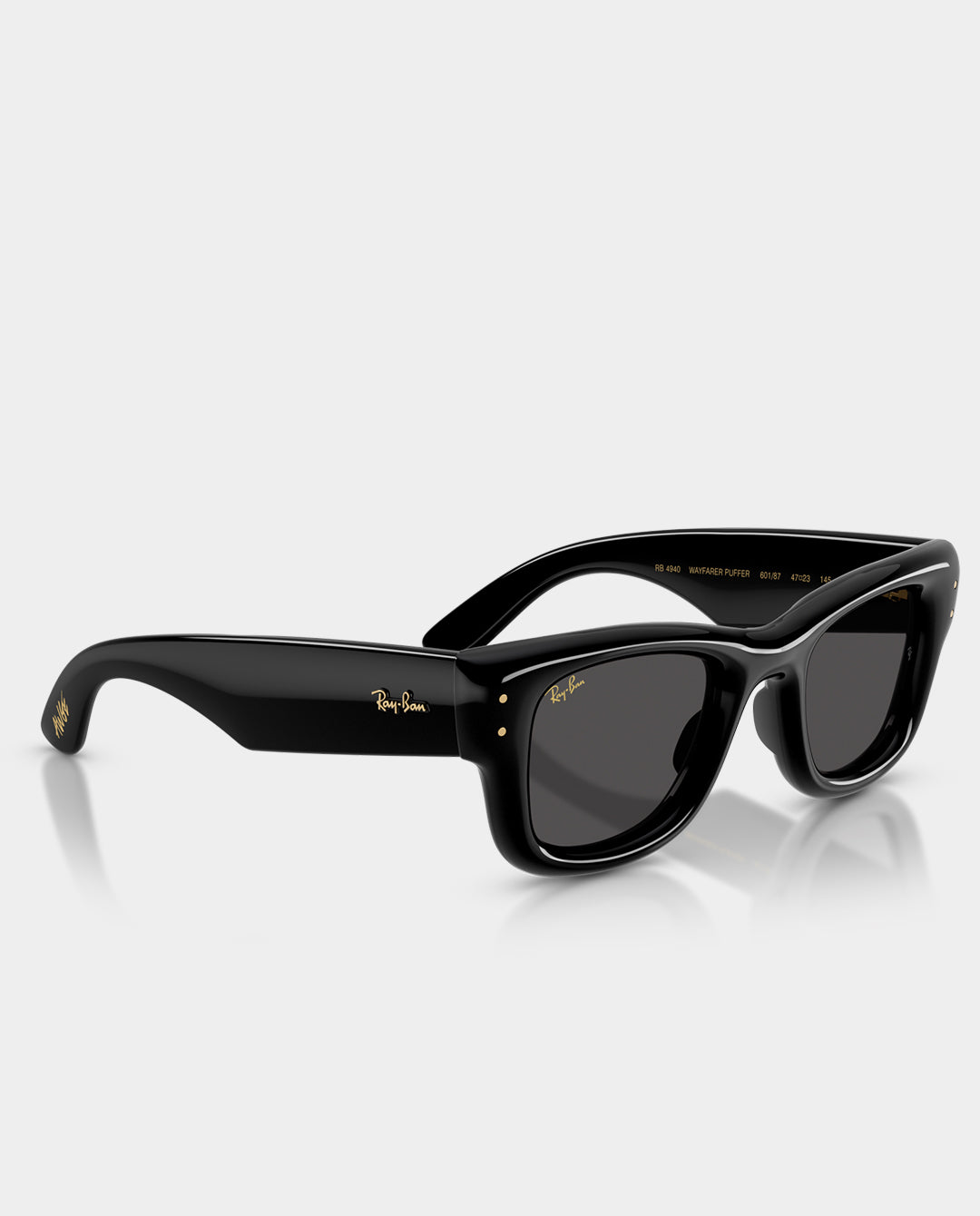 A$AP Rocky x RayBan Wayfarer Puffer ブラック RAYBAN X A$AP ROCKY WAYFARER PUFFER BLACK W/ ULTRA BLACK