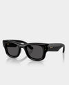 RAYBAN X A$AP ROCKY WAYFARER PUFFER BLACK W/ ULTRA BLACK