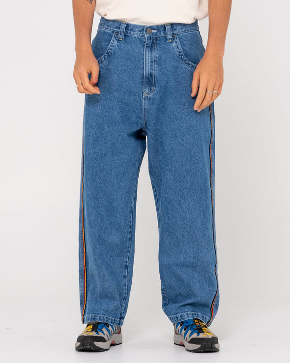 RUSTY FLIP DADDY 2.0 JEAN - MIDDY BLUE