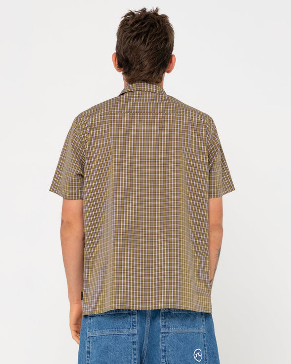 RUSTY DATSUN CHECK SHORT SLEEVE SHIRT - SAV