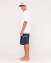 RUSTY PICK POCKET ELASTIC WAIST BOARDSHORT - NVB
