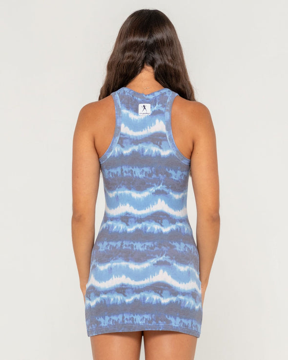 RUSTY 2 DYE 4 MINI RACER DRESS - BDY