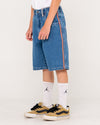 RUSTY BOYS FLIP DADDY 2.0 JORT - MIDDY BLUE