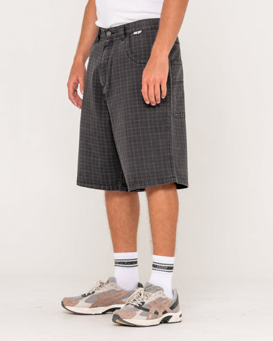 RUSTY FLIP RAMBO JORT - BLACK