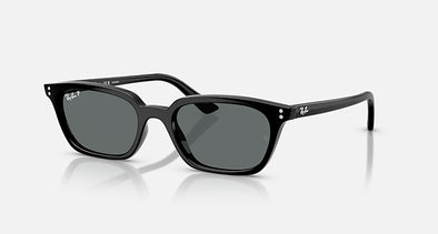 RAYBAN ZAYA BLACK W/ DARK GREY POLARIZED